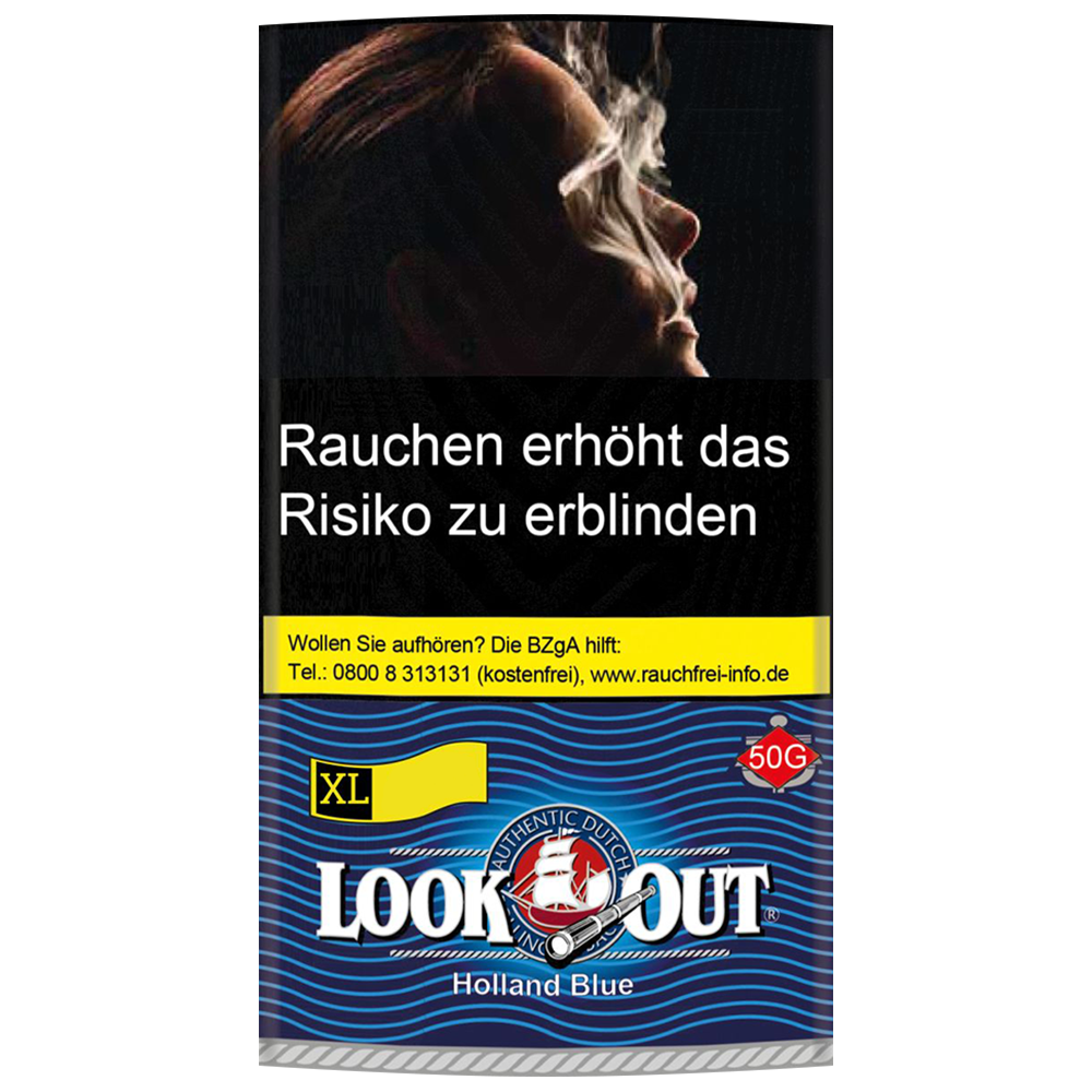Look Out Blue Halfzware Pouch (10 pakjes van 50 gram)