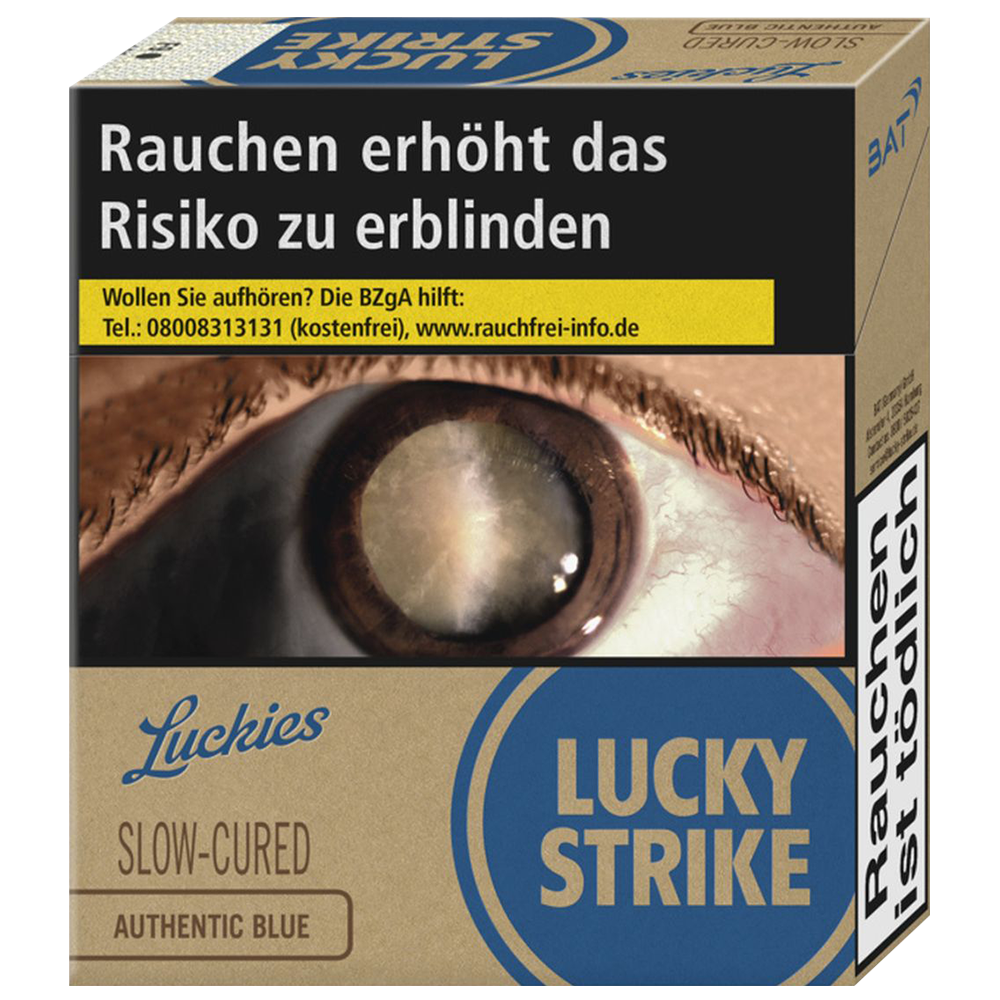 Lucky Strike Authentic Blue Giga (12 Schachteln à 23 Stück)