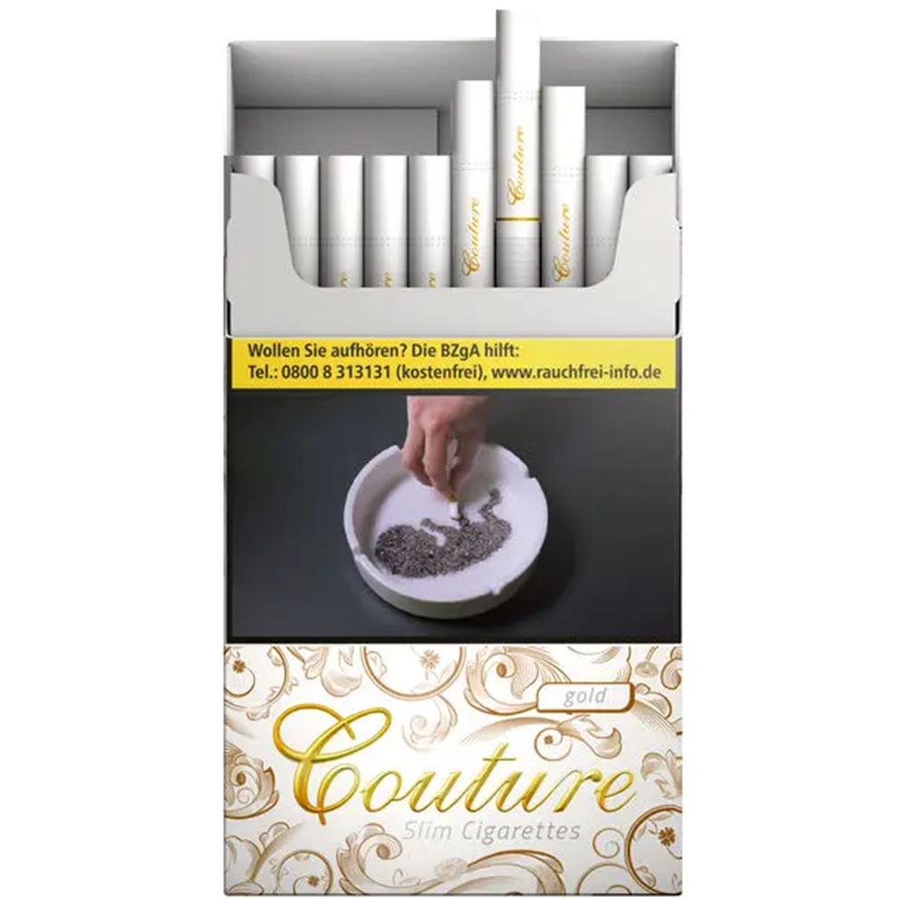 Couture Slims Gold (10 Schachteln à 20 Stück)