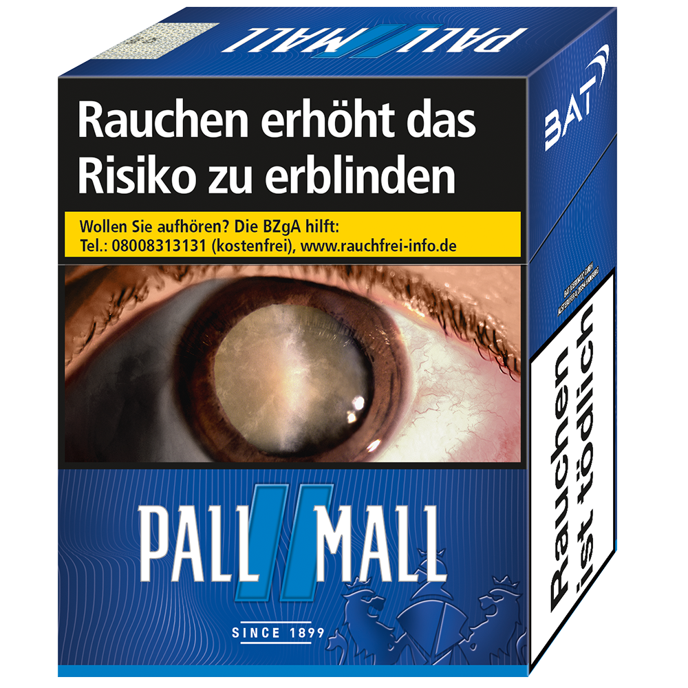 Pall Mall Blue King (5 Schachteln à 39 Stück)