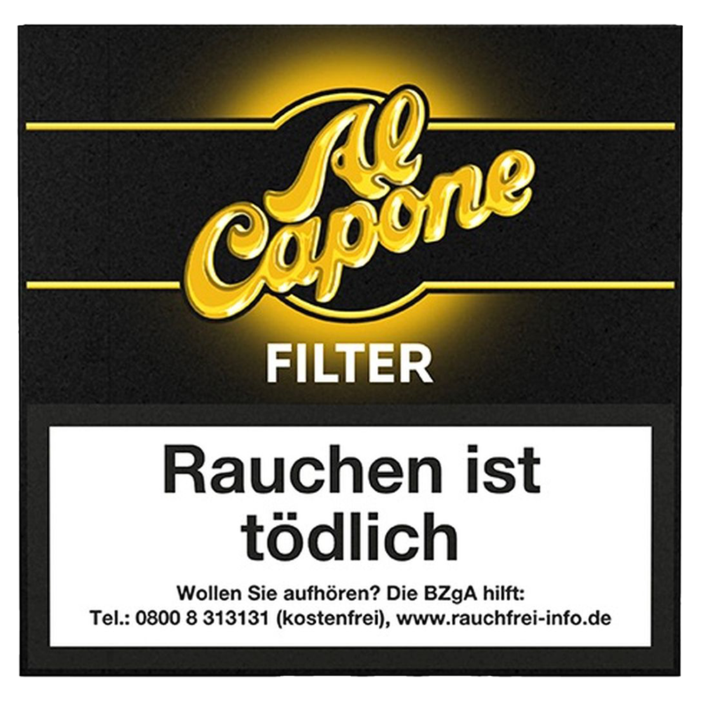Al Capone Cigarillos Filter (10 Packungen à 10 Stück)