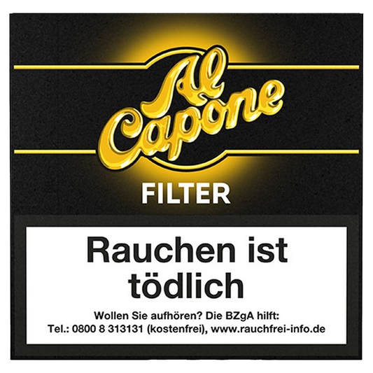 Al Capone Cigarillos Filter (10 Packungen à 10 Stück)
