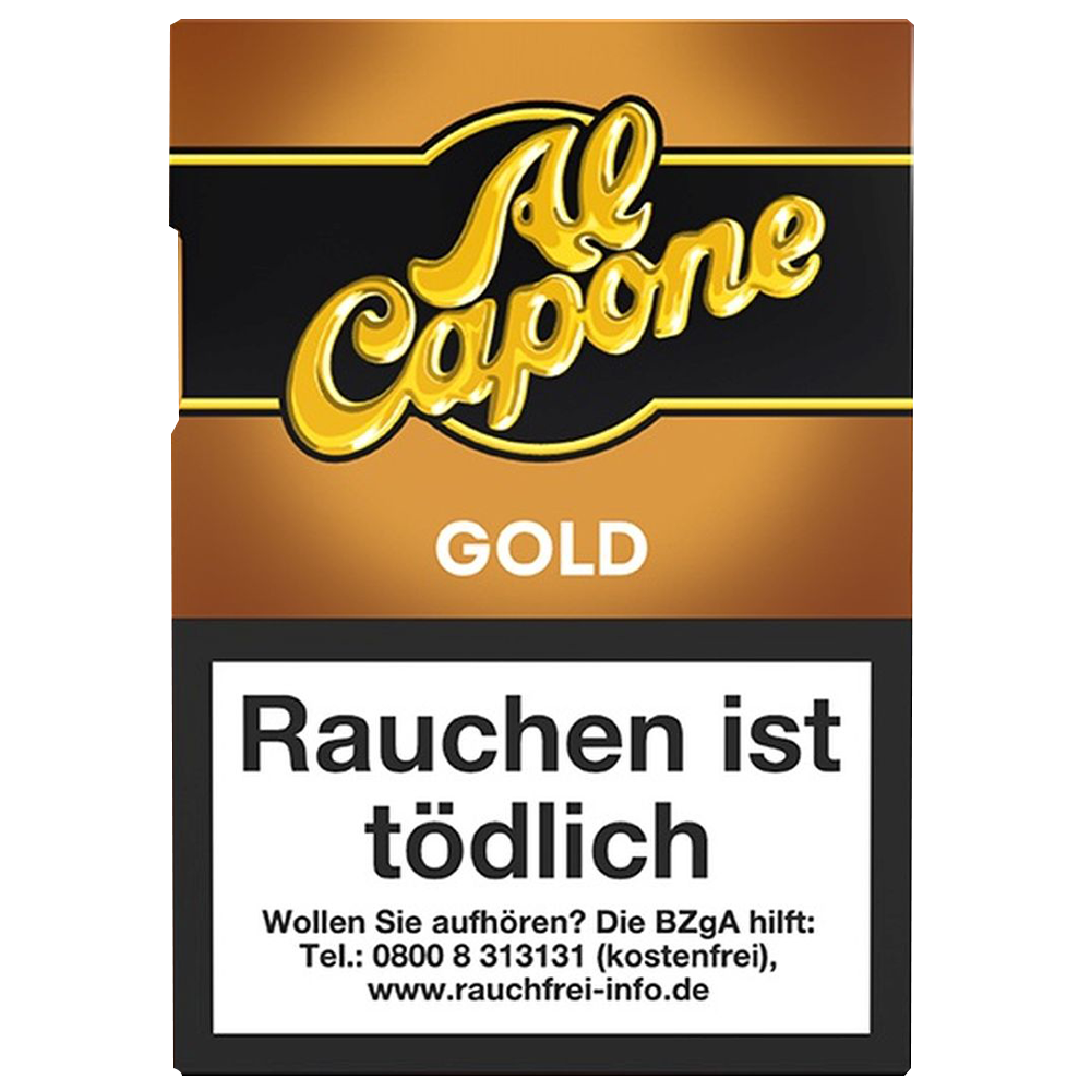 Al Capone Pockets Gold Filter (10 Packungen à 18 Stück)