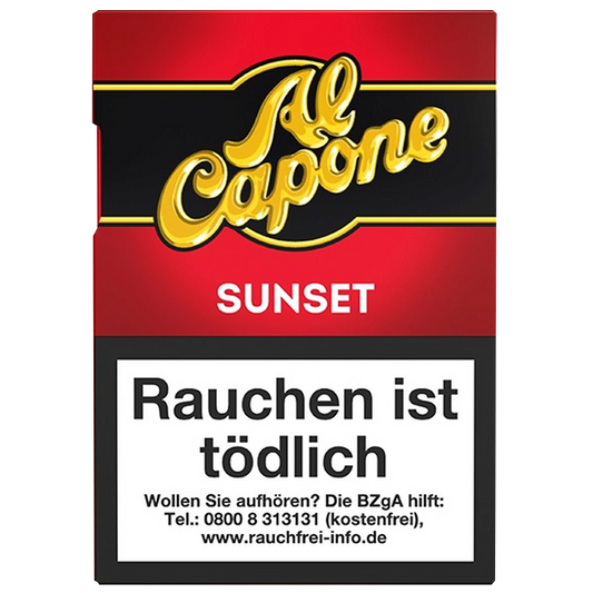 Al Capone Pockets Sunset Filter (10 Packungen à 18 Stück)