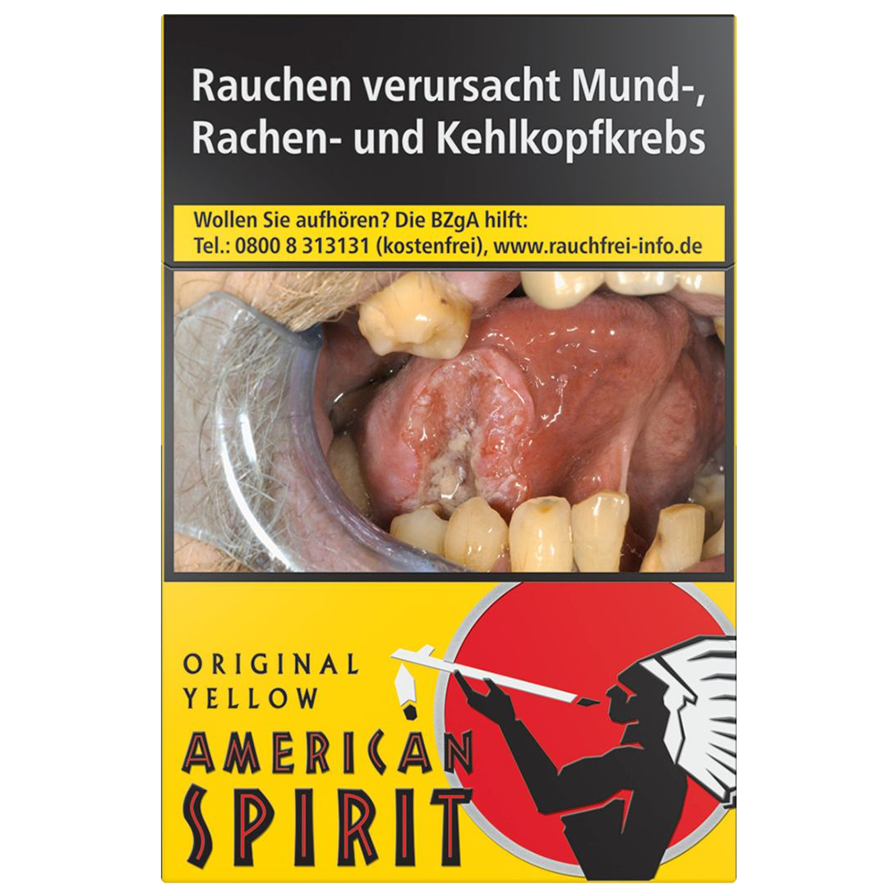 American Spirit Orig. Yellow L (10 Schachteln à 20 Stück)
