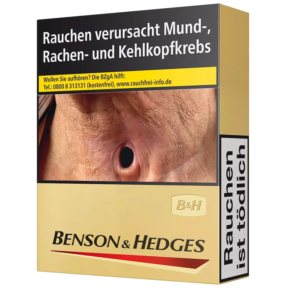 Benson & Hedges Gold (10 Schachteln à 20 Stück)