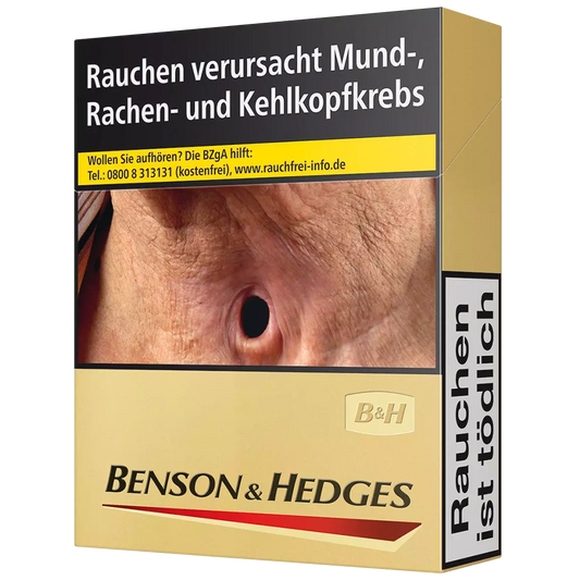 Benson & Hedges Gold (10 Schachteln à 20 Stück)