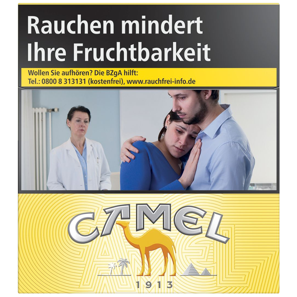 Camel Yellow XXXXXXL (3 Schachteln à 56 Stück)