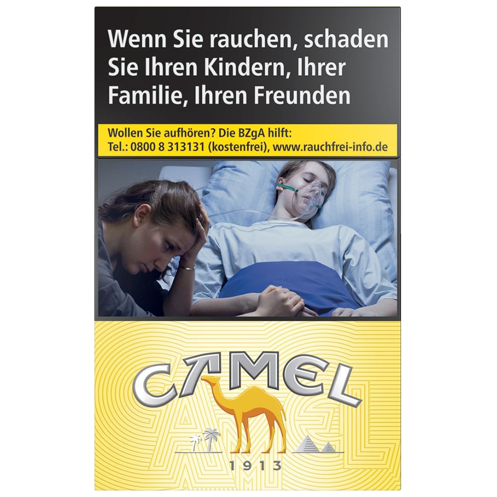 Camel Yellow Long XXL (8 Schachteln à 27 Stück)