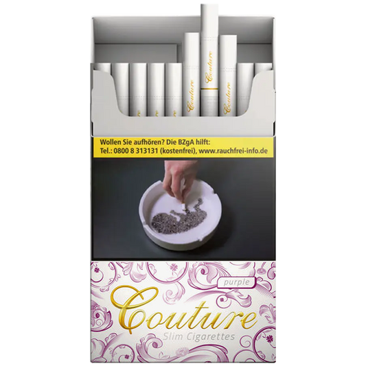 Couture Slims Purple (10 Schachteln à 20 Stück)