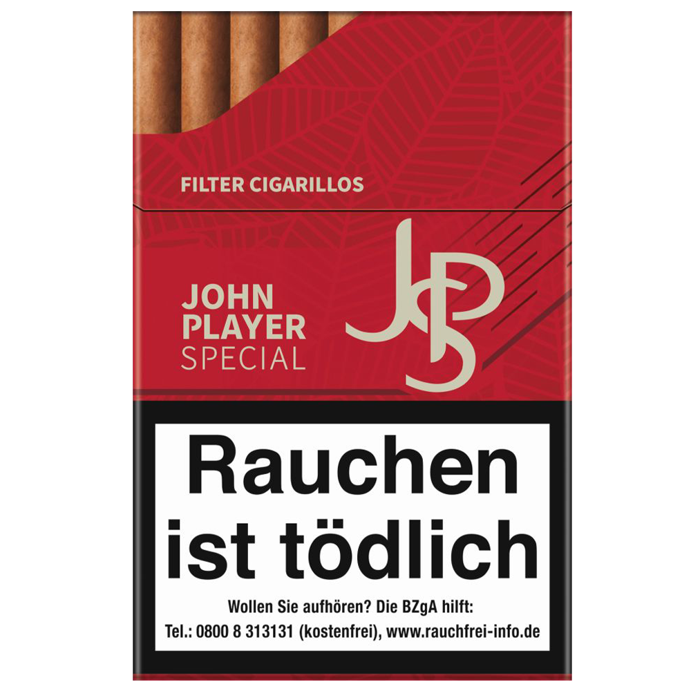 JPS Red Filter Cigarillos (10 Packungen à 17 Stück)