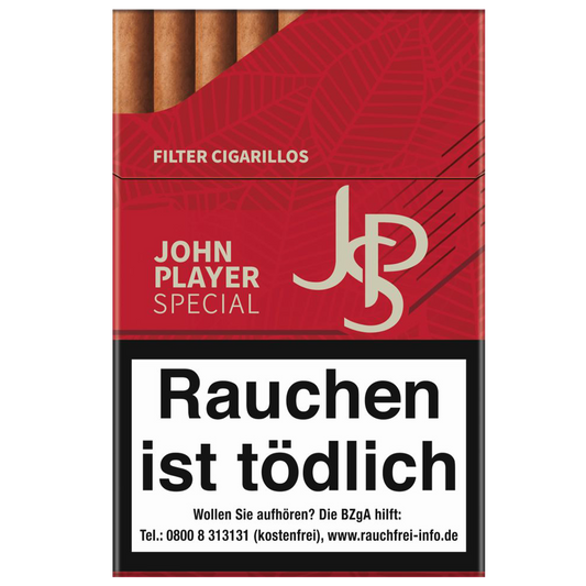 JPS Red Filter Cigarillos (10 Packungen à 17 Stück)