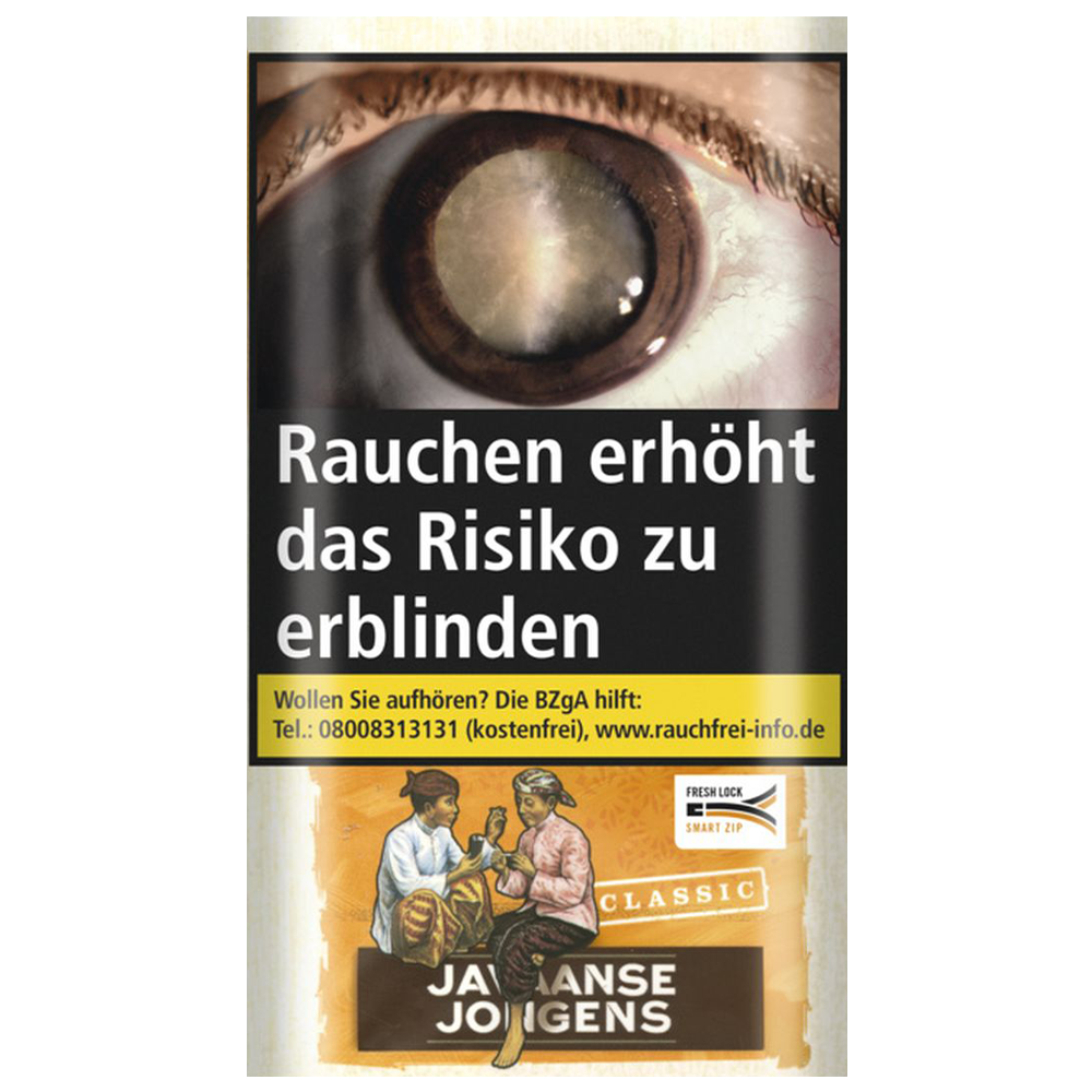 Javaanse Jongens Classic Pouch (6 Packungen à 30 Gramm)
