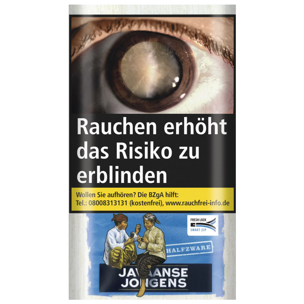 Javaanse Jongens Halfzware Pouch (6 Packungen à 30 Gramm)
