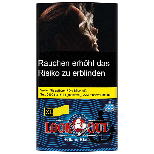 Look Out Black Zware Pouch (10 Packungen à 50 Gramm)