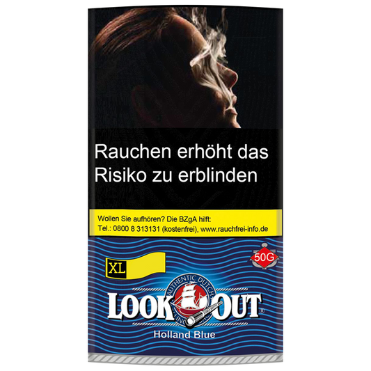 Look Out Blue Halfzware Pouch (10 Packungen à 50 Gramm)