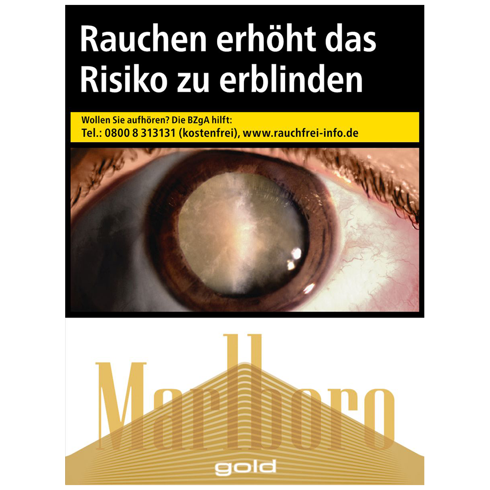 Marlboro Gold XXL (8 Schachteln à 23 Stück)