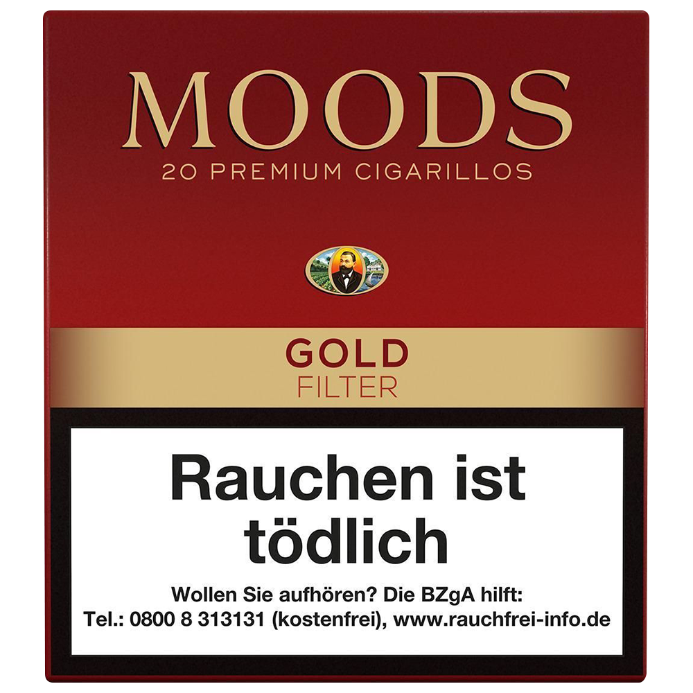 Moods Gold Filter (10 Packungen à 20 Stück)