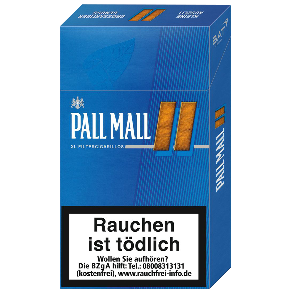 Pall Mall Blue Cigarillos (10 Packungen à 17 Stück)