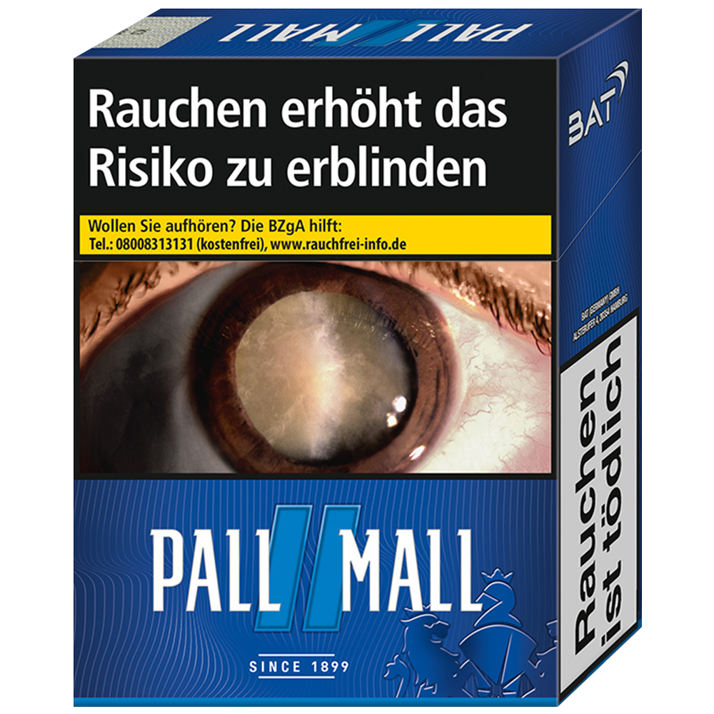 Pall Mall Blue Giga (10 Schachteln à 25 Stück)