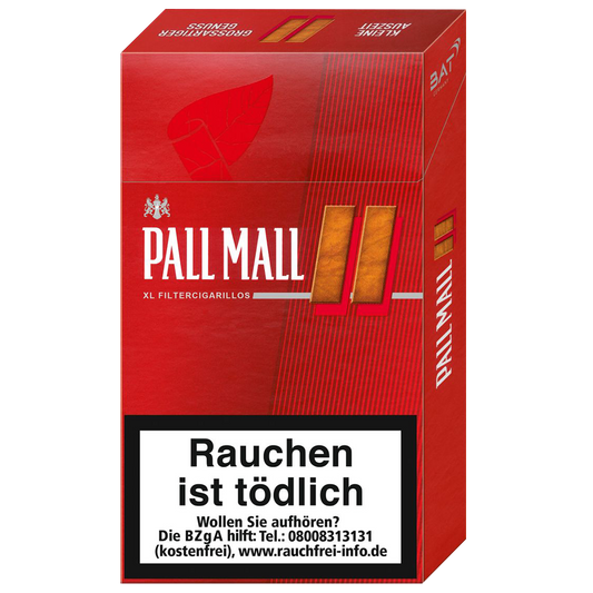 Pall Mall Red Cigarillos (10 Packungen à 17 Stück)