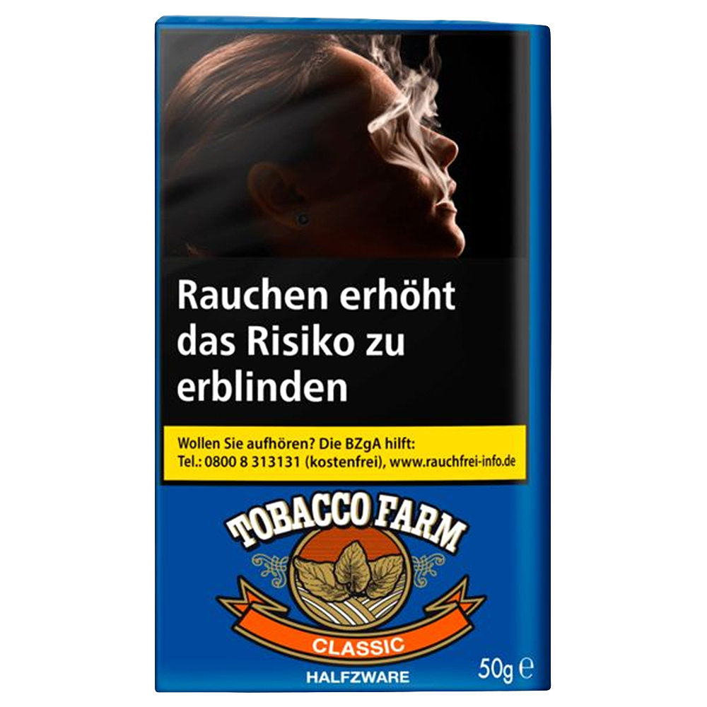 Tobacco Farm Classic Halfzware Pouch (10 Packungen à 50 Gramm)